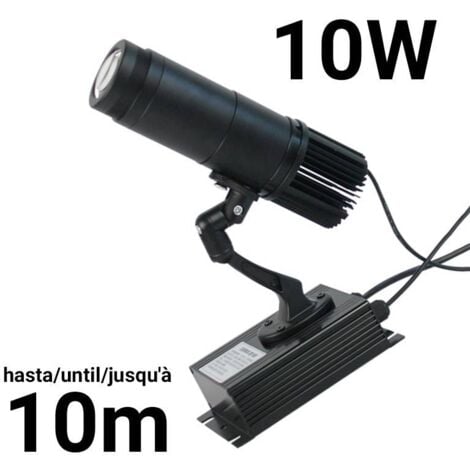 Proyector De Logos LED GOBO 10W Fijo Interior - Óptica 20° -