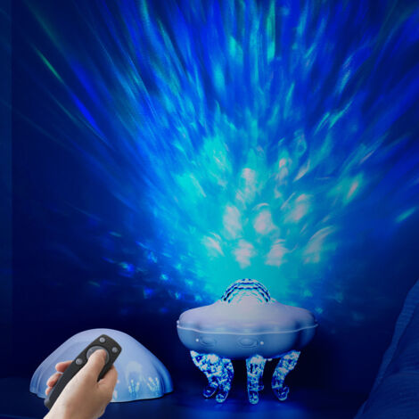 Proyector de luz de galaxia 2 en 1 con forma de medusa para dormitorio, luz nocturna, proyector de estrellas, lámpara adorable, control remoto.