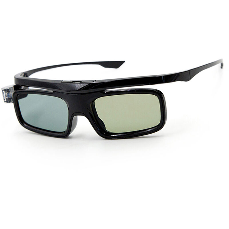 

Proyector GL1800 Gafas 3D Obturador activo Recargable DLP-Link para todos los proyectores 3D DLP Optama Acer BenQ ViewSonic Sharp Dell, Negro