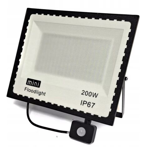 Proyector halógeno LED CON SENSOR DE MOVIMIENTO 200W IP