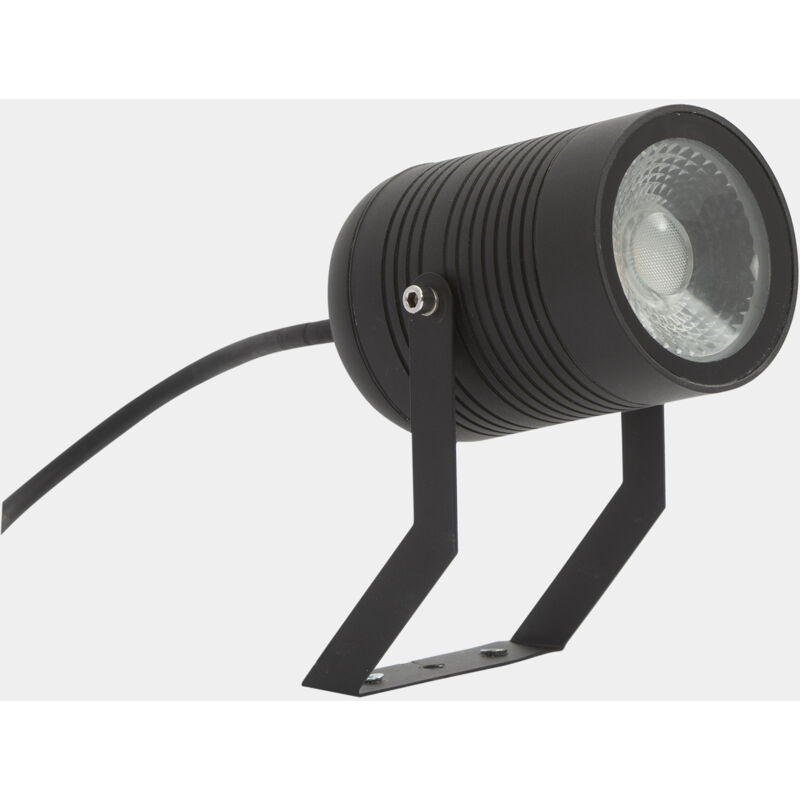 Leds-c4 - Proyector Ip65 Suv Led 12.6W Blanco Cálido - 3000K On-Off Gris Urbano 1294Lm