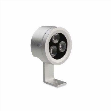 Proyector IP66 Midi Ø74Mm LED 6.3W 3000K Gris 607Lm