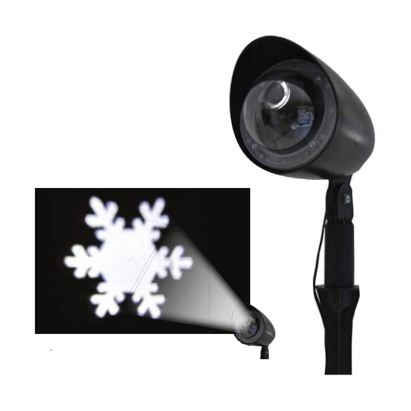 Giocoplast Natale - Proyector láser Giocoplast Led de la imagen del Copo de nieve