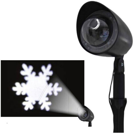 Proyector láser Giocoplast Led de la imagen del Copo de nieve