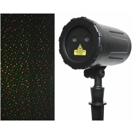 PROYECTOR LASER ROTATORIO 10F CON PROGRAMADOR 10x13,5x40cm