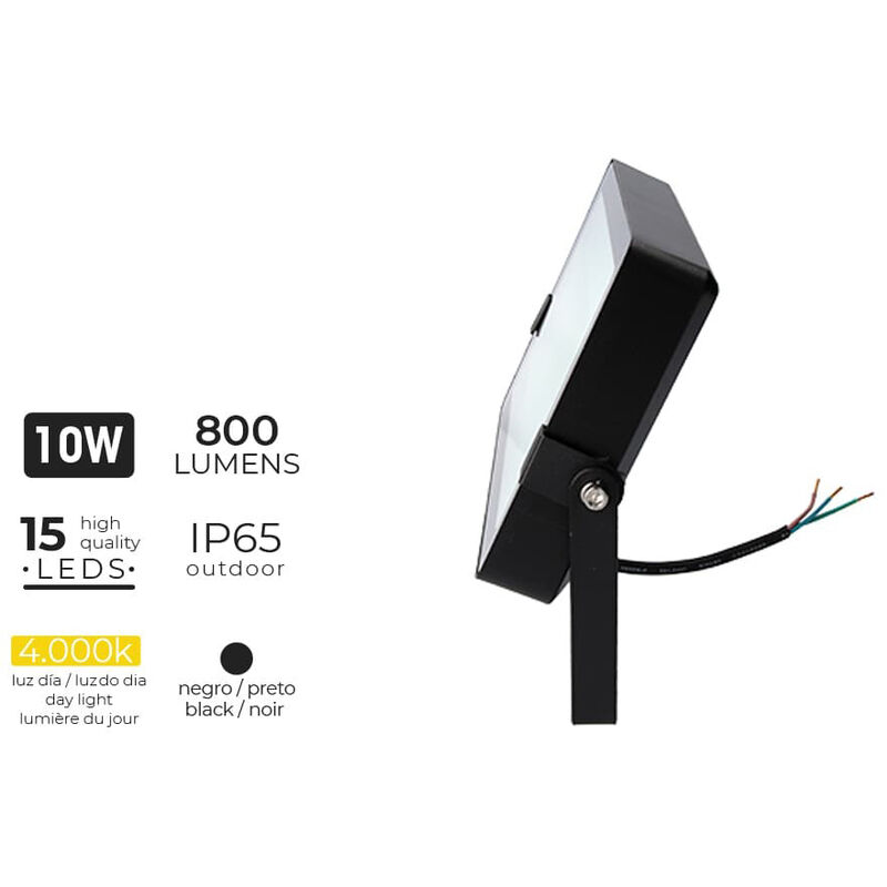 

Foco proyector led 10w 4000k 800 lumens - EDM