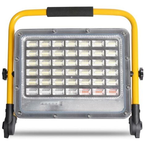 LEDBOX Proyector LED, 200W con batería de Litio recargable + emergencia, Blanco frío