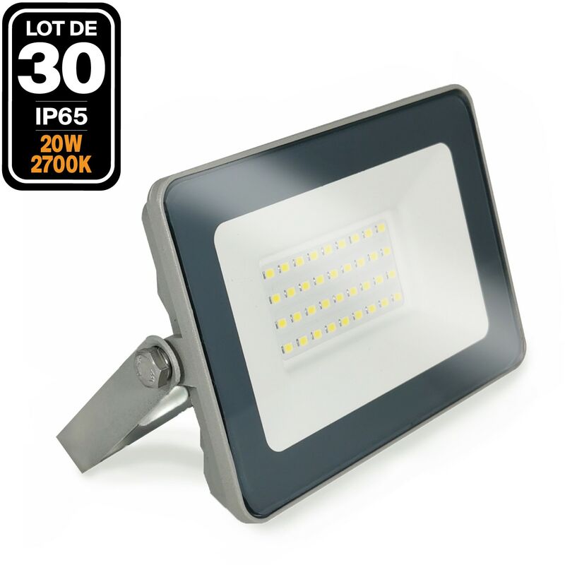 

30 proyectores led 20 W ProLine Blanco cálido 2700 K Alta luminosidad