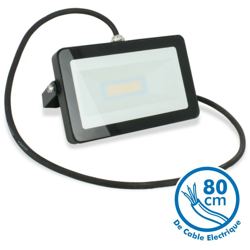 

Proyector LED 20W Negro Exterior IP65 | Temperatura de color: Blanco cálido 2700K