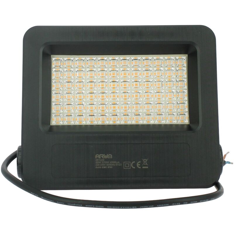 

Proyector LED 50W Exterior Alto brillo 4500 Lúmenes de IP65 | Temperatura de color: Blanco cálido 2700K