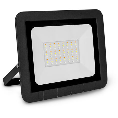 PROYECTOR LED ALUMINIO NEGRO MATEL RGB IP65 50W