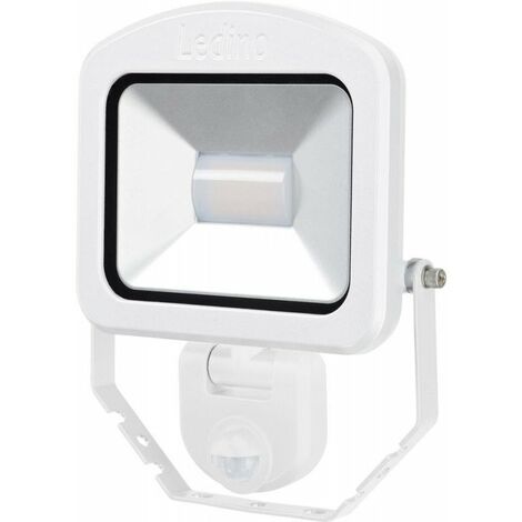 Proyector LED con 20WI 20W3000K Detector blanco (por 10)