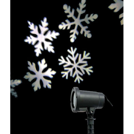Proyector Led Copos de Nieve Exterior