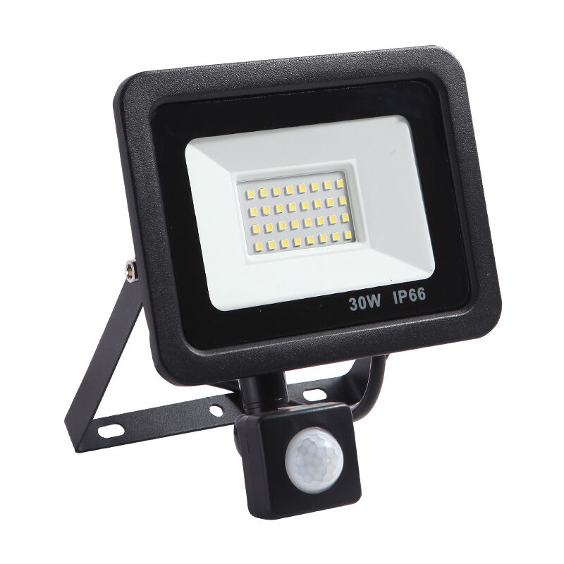 

Proyector LED de 30 W con detector de movimiento, reflector LED para exteriores, luz blanca