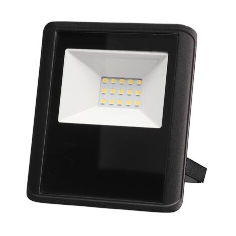 PROYECTOR LED DE EXTERIOR - 10 W - BLANCO NEUTRO - COLOR NEGRO