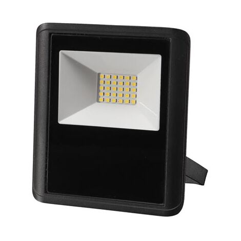 PROYECTOR LED DE EXTERIOR - 20 W - BLANCO NEUTRO - COLOR NEGRO