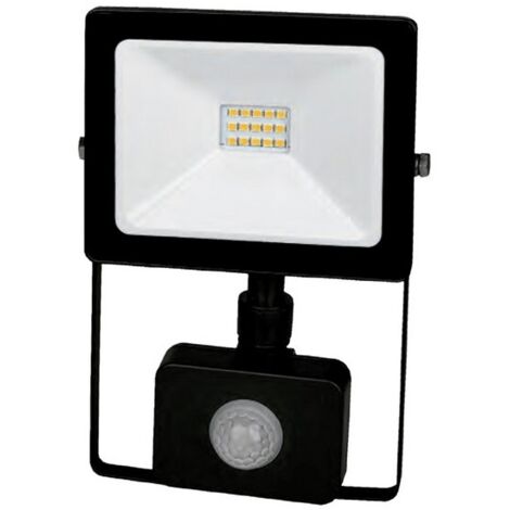 Proyector Led Exterior 10W 3000k con Sensor de Presencia y Crepuscular IP65