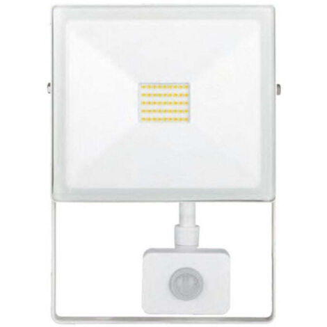 Proyector Led Exterior 20W 6500k con Sensor de Presencia y Crepuscular IP65