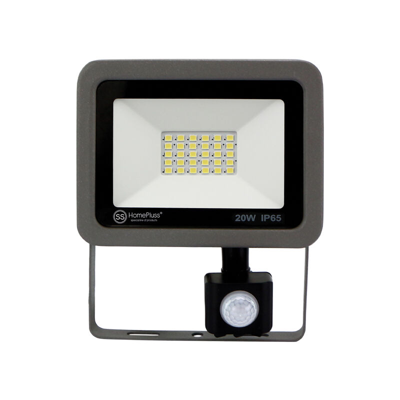 

Homepluss Proyector Led gris 20W Sensor 6500K IP65