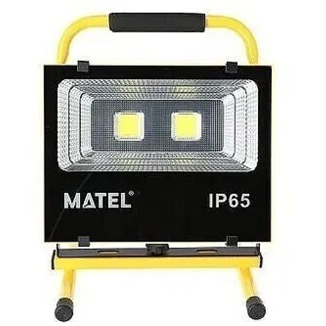 Proyector LED Matel recargable 100W 8800MAH IP65