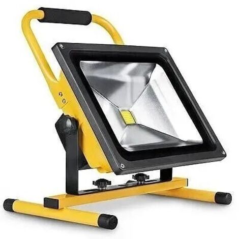 Proyector LED Matel recargable 50W 8800MAH IP65 Fría - Luz fría 6400K