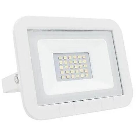 Proyector led plano blanco matel ip65 10w fría