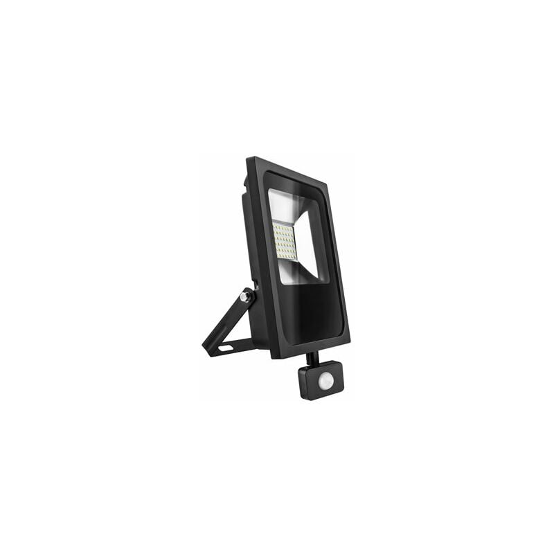 Proyector led sensor matel negro ip65 70w fría