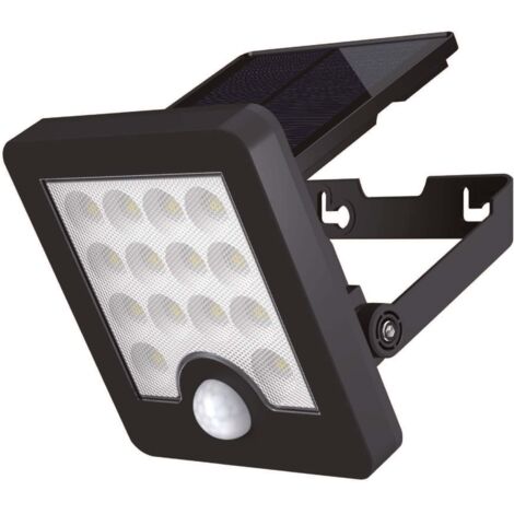 Proyector LED Solar 5W 4000K con Sensor Crepuscular y de Movimiento