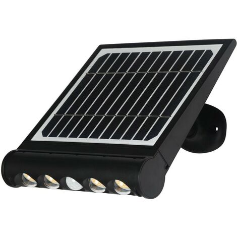 Proyector LED solar con sensor PIR “Mix” (8W 4000K 950lm) – Negro