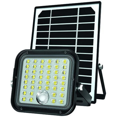 Proyector LED Vigor cubo-10, con panel solar, 10W 1500lm