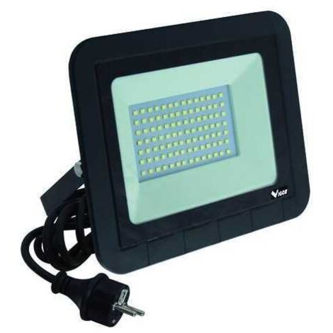 Proyector LED Vigor Lumy-50 Cable de 3M Enchufe Schuko 50W-3750Lm