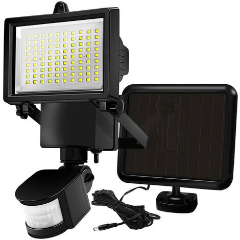 LUMI JARDIN Proyector solar con sensor 1000LM COOPER BLACK