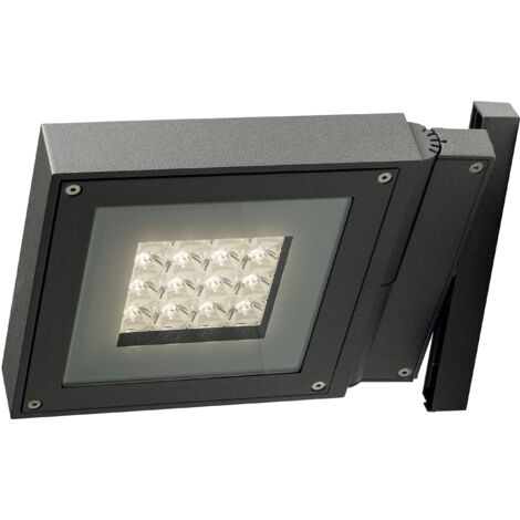 Proyector superficie tilt TINA IP65 LED SMD 26W 3850lm(3340lm) CRI80 4000K 8º Antracita