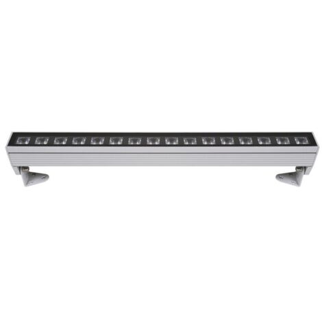 Proyector superficie tilt WALK IP67 DMX LED SMD RGBW 48W 6600lm(5680lm) CRI80 24º Gris