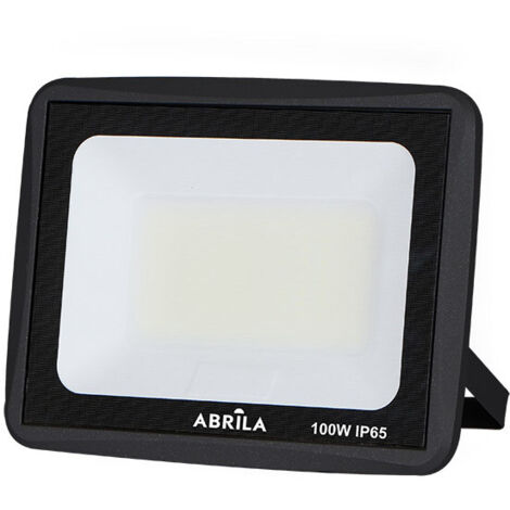 Proyector Zircon 100w 6500k Negro 10000lm 18,5x23x2,7 Cm Ip65