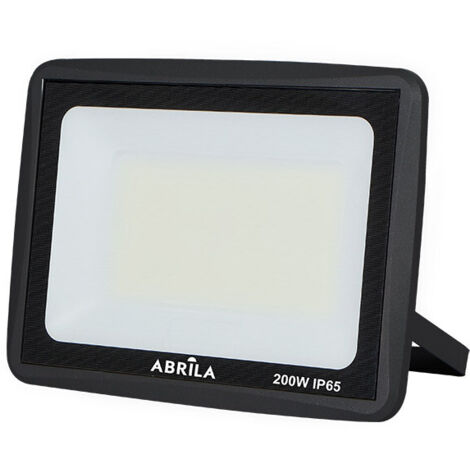 Proyector Zircon 200w 6500k Negro 20000lm 120º 26x32x3,6 Cm Ip66