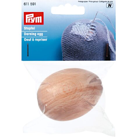 Prym 611591-1 Uovo rammendato, naturale, legno, On Size