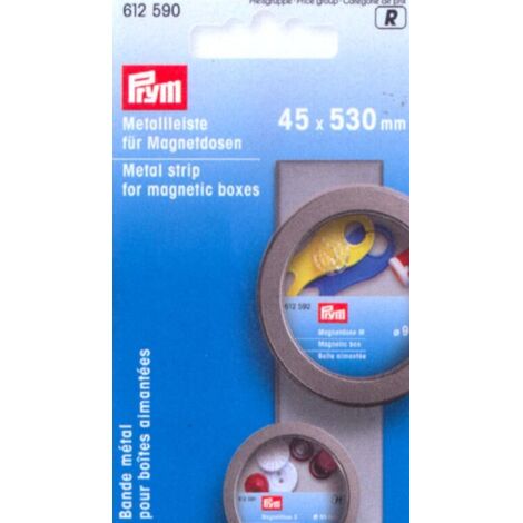 PRYM - NASTRO METALLICO PER SCATOLE MAGNETICHE 45X530MM