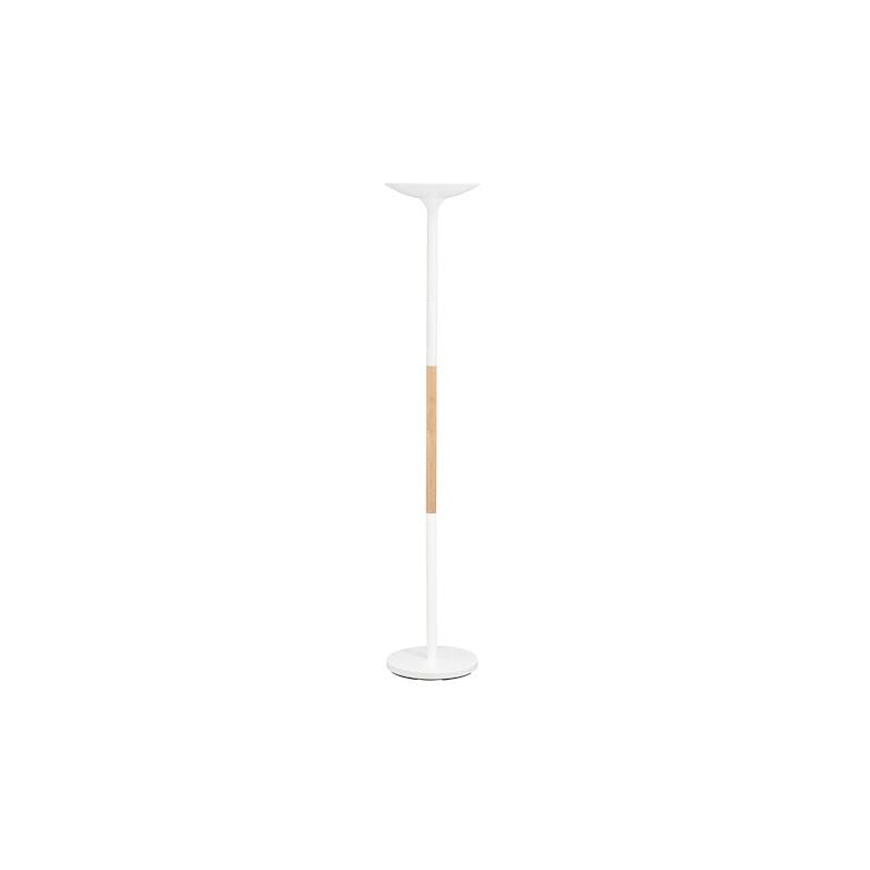 Unilux - Lampadaire Led intégrée pryska 44,6 w - blanc/bois