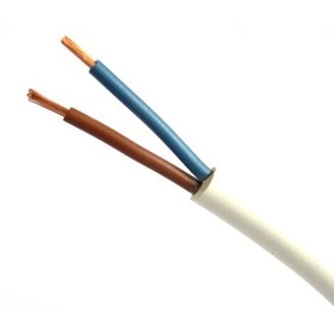 PRZEWÓD MIESZKANIOWY H03VV-F OMY 2X1.0 BIAŁY 300V - 100.0 MB - E113BD-YY001