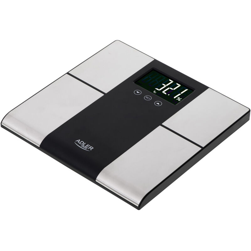 P&egrave;se-personne &eacute;lectronique - adler ad 8165 avec analyseur - 225kg