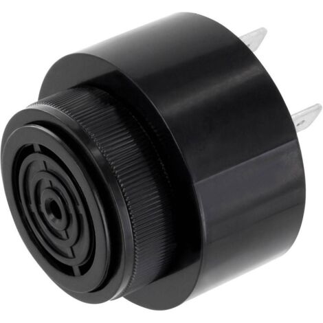 PSG43 Buzzer miniature 90 dB – Tension 12 V/DC – Son continu pour systèmes d'alerte – 43 mm diamètre – 1 pièce - W892431