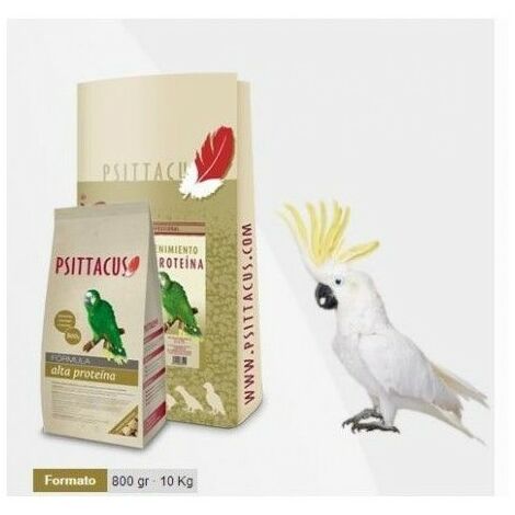 Psittacus Pienso alta proteína 800 g