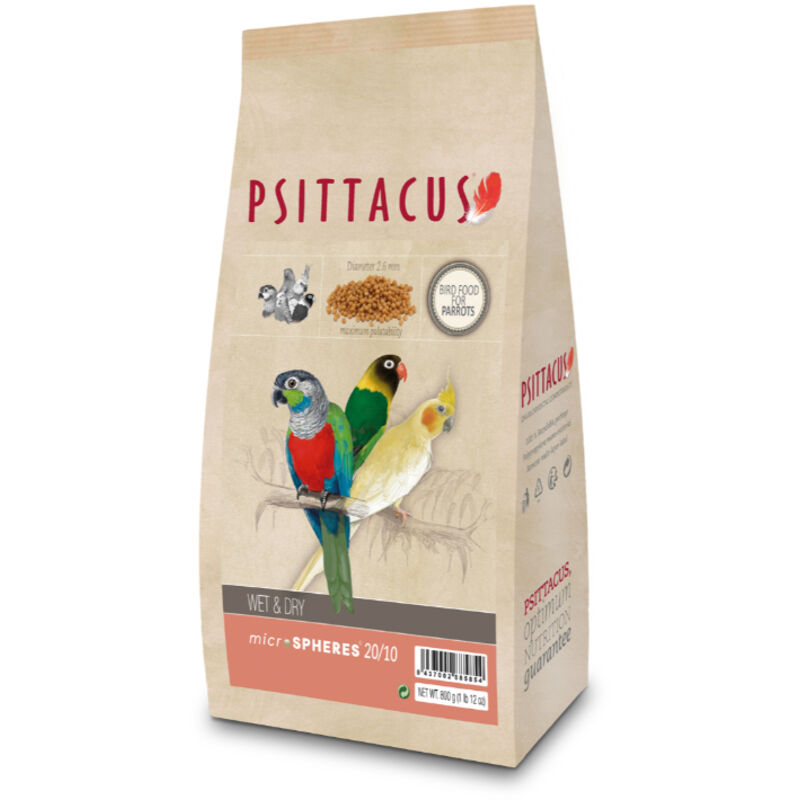 

PSITTACUS wet&dry microspheres 20/10 800 gr