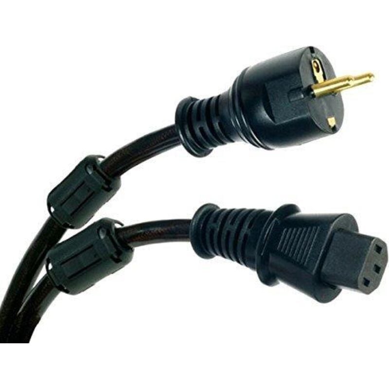 Kapton Conducteurs en cuivre ofc 3x2,5 mm2 Isolation KaptonBlindage asymétrique Ferrites d'antiparasitageContacts en or - Real Cable