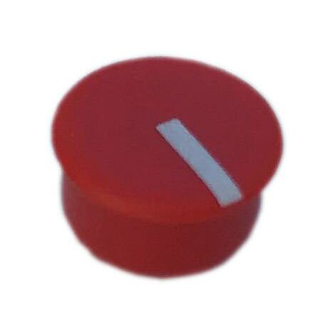 PSP C130-6 Capuchon de protection rouge, blanc Adapté pour (séries de boutons) Bouton rond 13 mm 1 pc(s) D697281