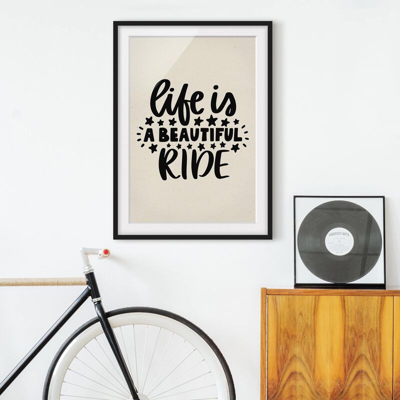 

Póster enmarcado - A Beautiful Ride Dimensión LxA: 55cm x 40cm, Marco: Negro