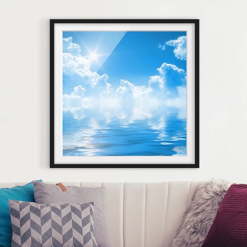 

Póster enmarcado - Above Sea Level Dimensión LxA: 50cm x 50cm, Marco: Negro