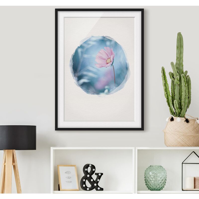 

Póster enmarcado - Acquerelli - Bloom In Pastello Dimensión LxA: 24cm x 18cm, Marco: Negro