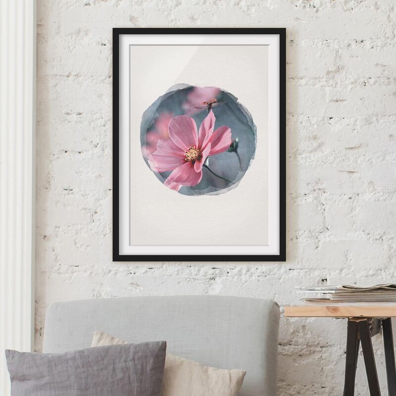 

Póster enmarcado - Acquerelli - Coccinella su avvio Dimensión LxA: 40cm x 30cm, Marco: Negro